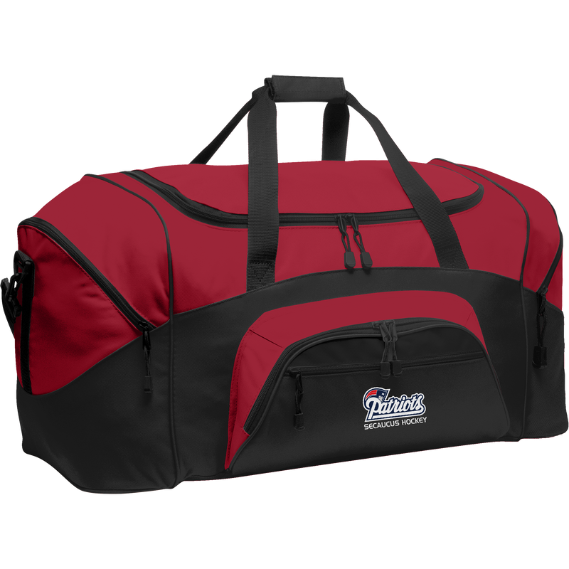 Secaucus Patriots Standard Colorblock Sport Duffel