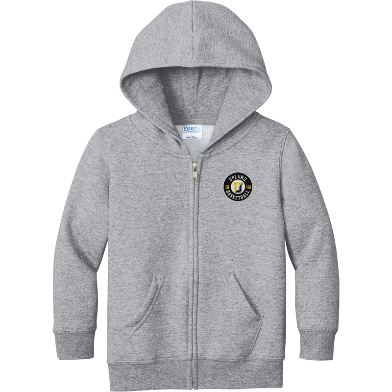 Upland Basketball Toddler Core Fleece Full-Zip Hooded Sweatshirt