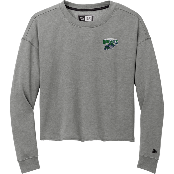 Kensington Valley Renegades New Era Ladies Tri-Blend Fleece Crop Crew