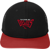 York Devils New Era Snapback Low Profile Trucker Cap