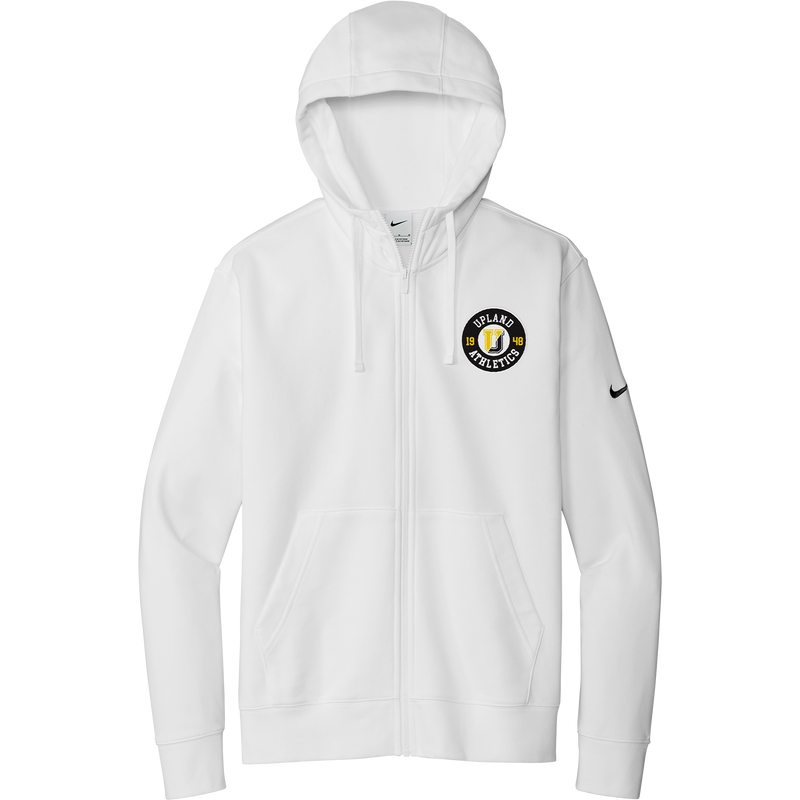 Upland Country Day School Nike Club Fleece Sleeve Swoosh Full-Zip Hoodie