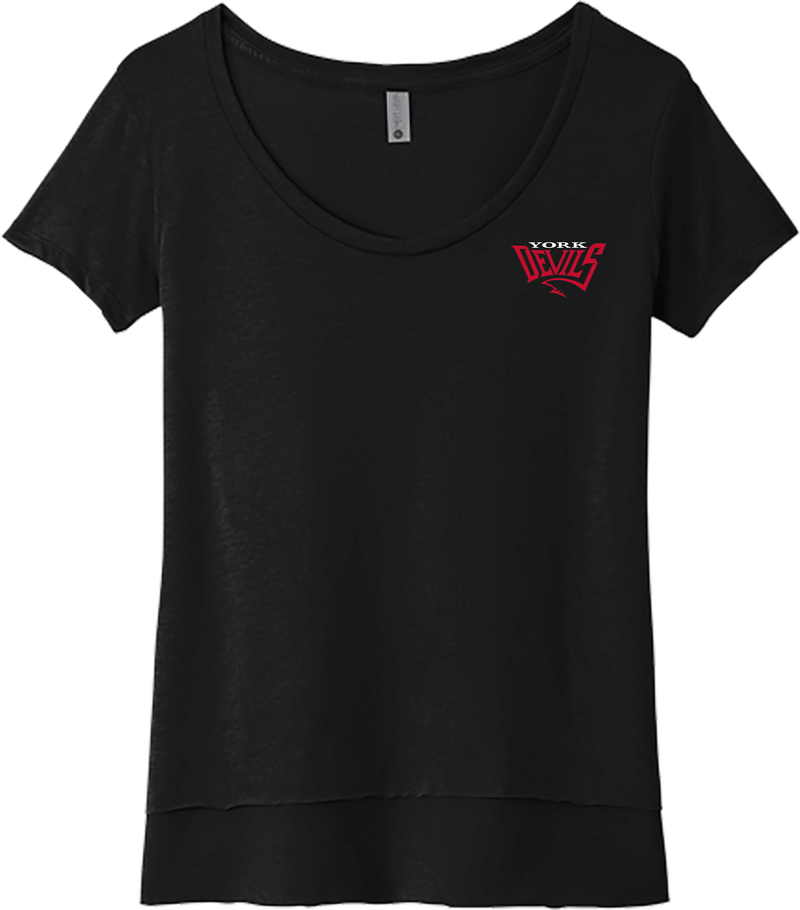 York Devils Womens Festival Scoop Neck Tee