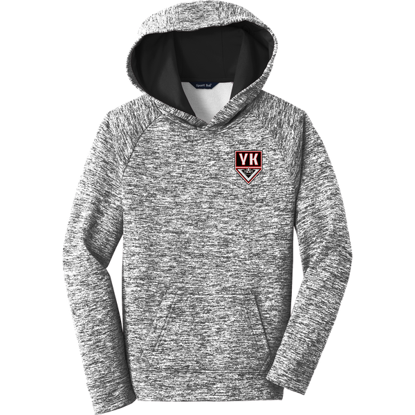 Young Kings Youth PosiCharge Electric Heather Fleece Hooded Pullover