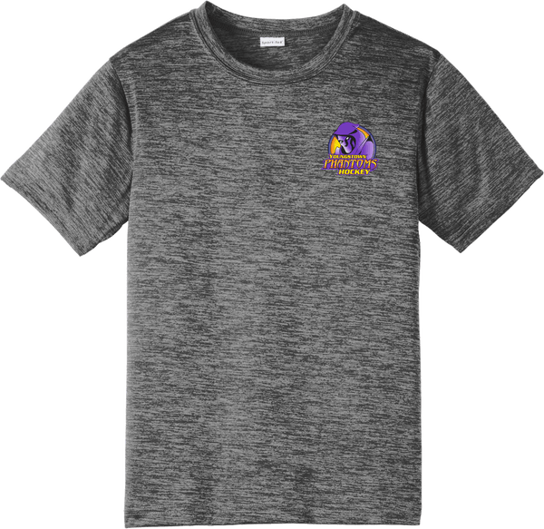 Youngstown Phantoms Youth PosiCharge Electric Heather Tee